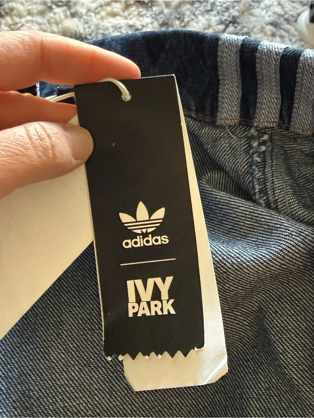 Adidas X Ivy Park monogram denim jacket - Picture 10 of 10